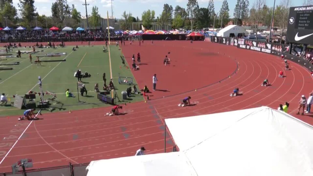 Arcadia Invitational Videos Girls 4X100m