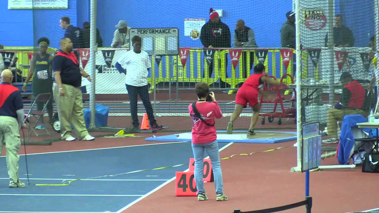 USATF.TV Videos Jeron Pitt Boys 1112 Shot Put USATF Youth Indoor