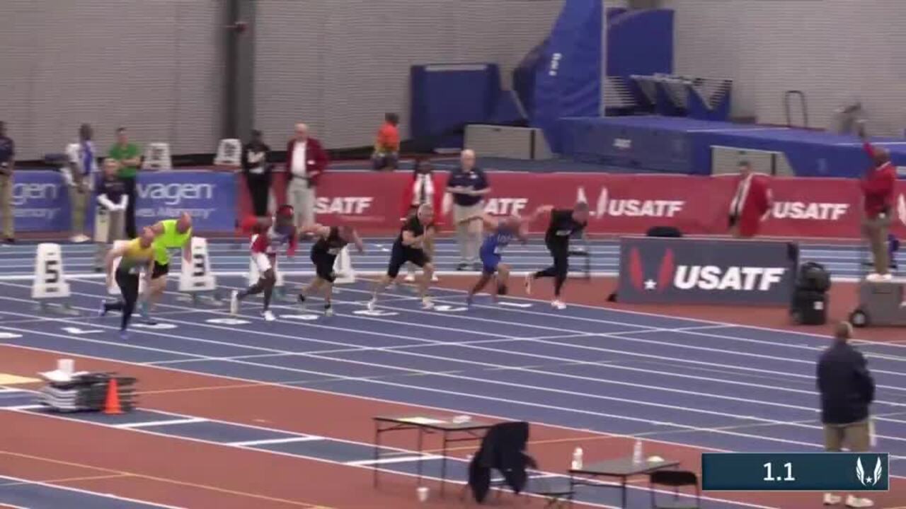 USATF.TV - Videos - Men's 60 60m Prelim Heat 2 - USATF Masters Indoor ...