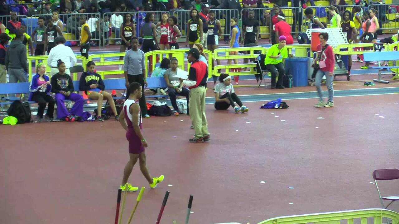 Nailah Braxton Girls 17-18 High Jump - USATF Youth Indoor Championships 2014