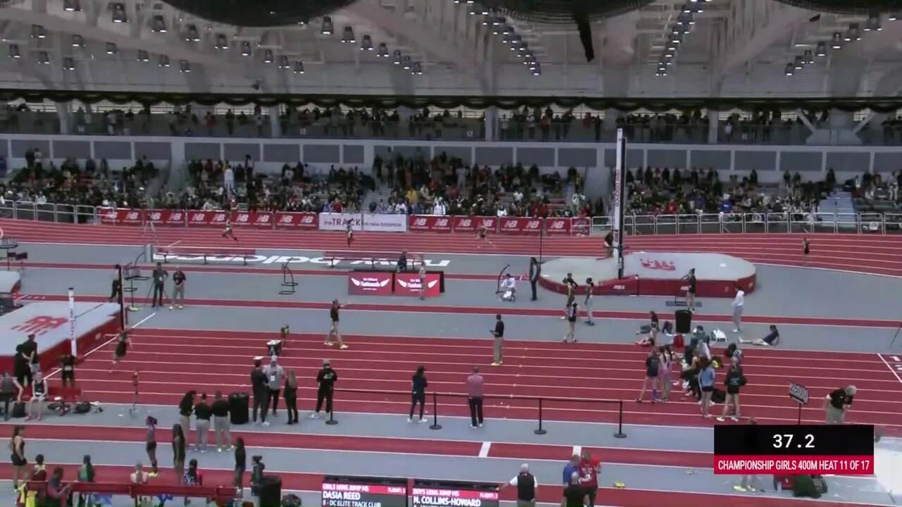 New Balance Nationals Indoor Videos Girls 400m Championship Prelim