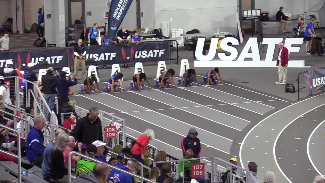 USATF.TV Videos Women's 4549 60m Final USATF Masters Indoor