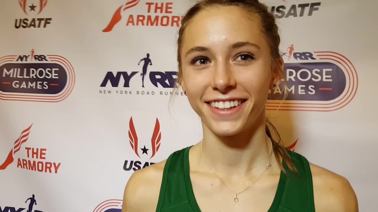 Videos Taylor Ewert 1st Place Women's 1Mile Race
