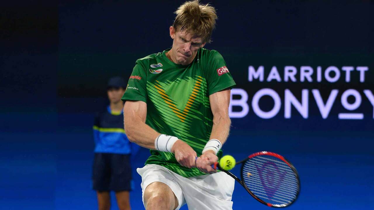 Kevin Anderson Saves 1 M P Against France S Paire Eliminates France From Final Eight Consideration Atp Tour Tennis