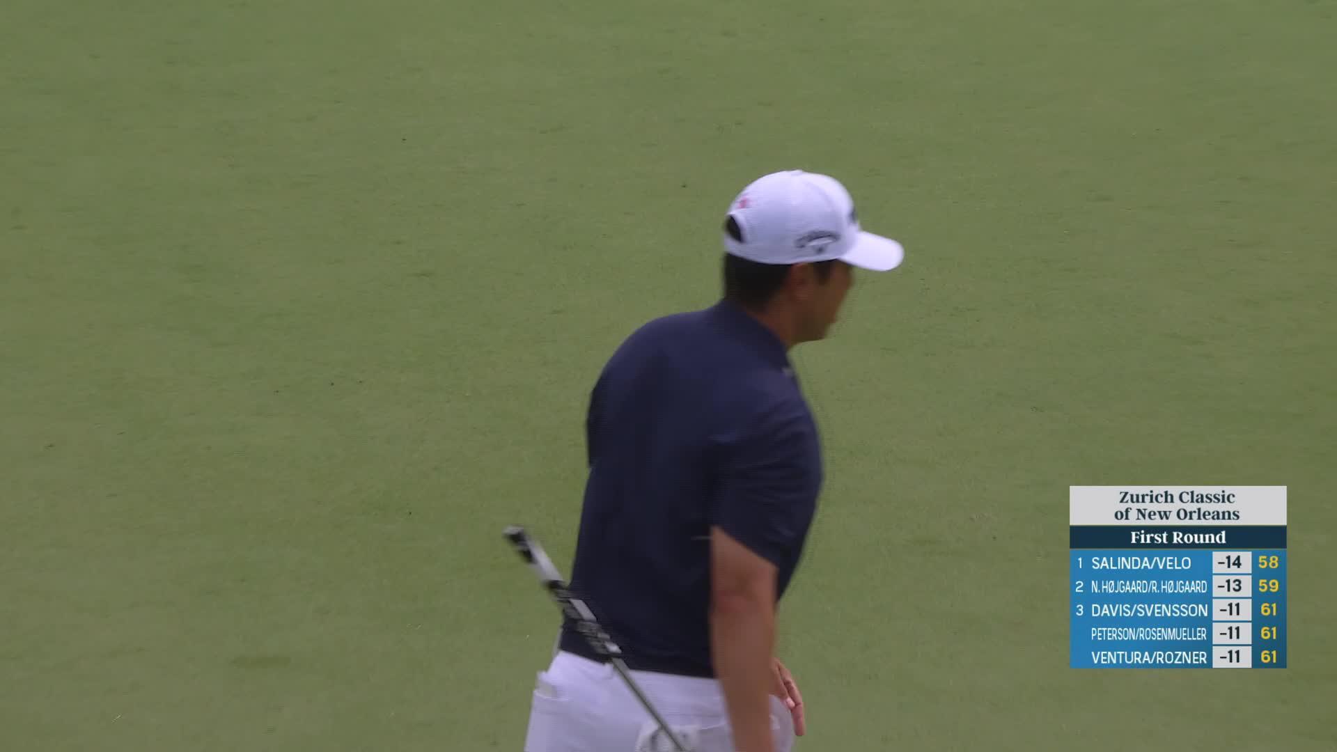 Sangmoon Bae nearly aces No. 14 at Zurich Classic