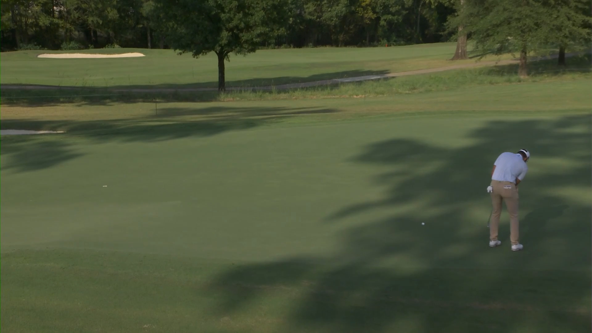 Paul Barjon sends in 31-footer for birdie at Sanderson Farms