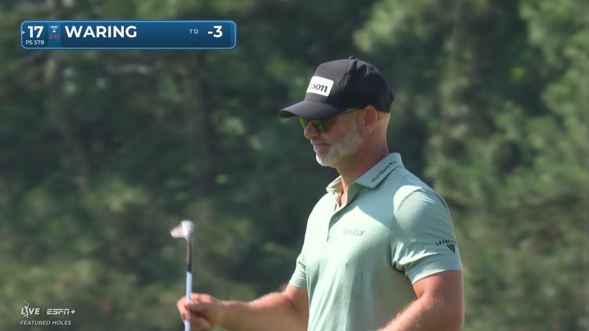 Paul Waring makes birdie on No. 17 at Rocket Classic