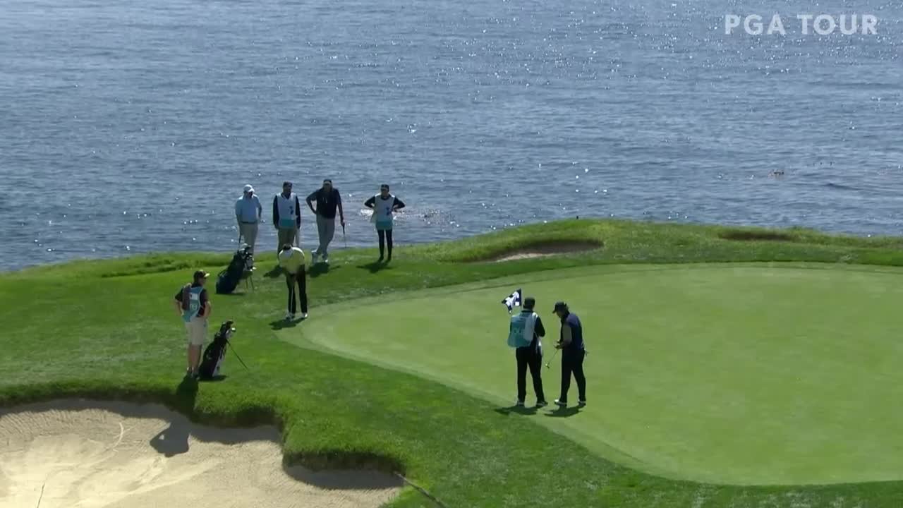 Esteban Toledo birdies No. 7 in Round 1 at Pure Insurance