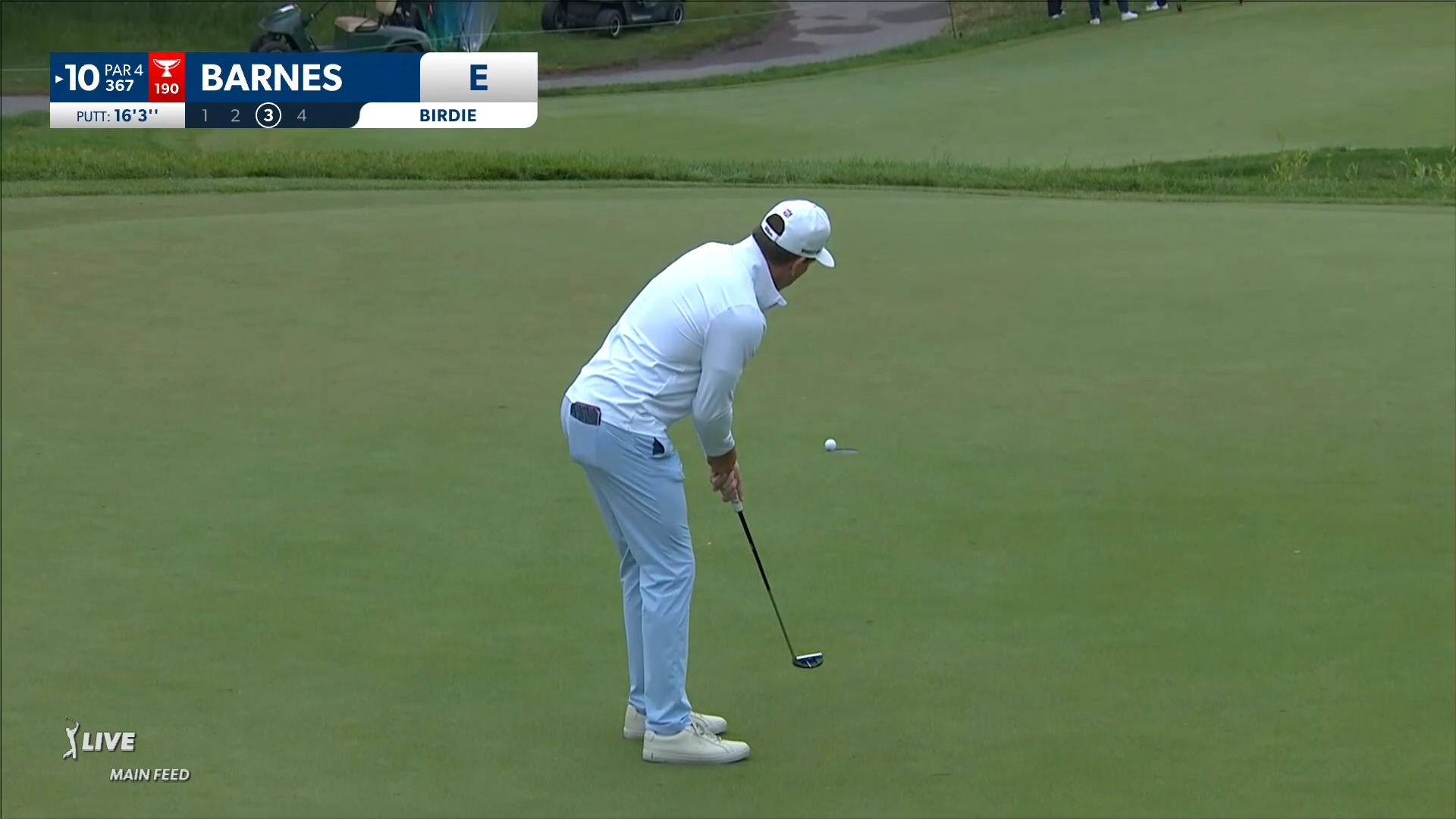 Ricky Barnes curls in 16-footer for birdie at RBC Canadian
