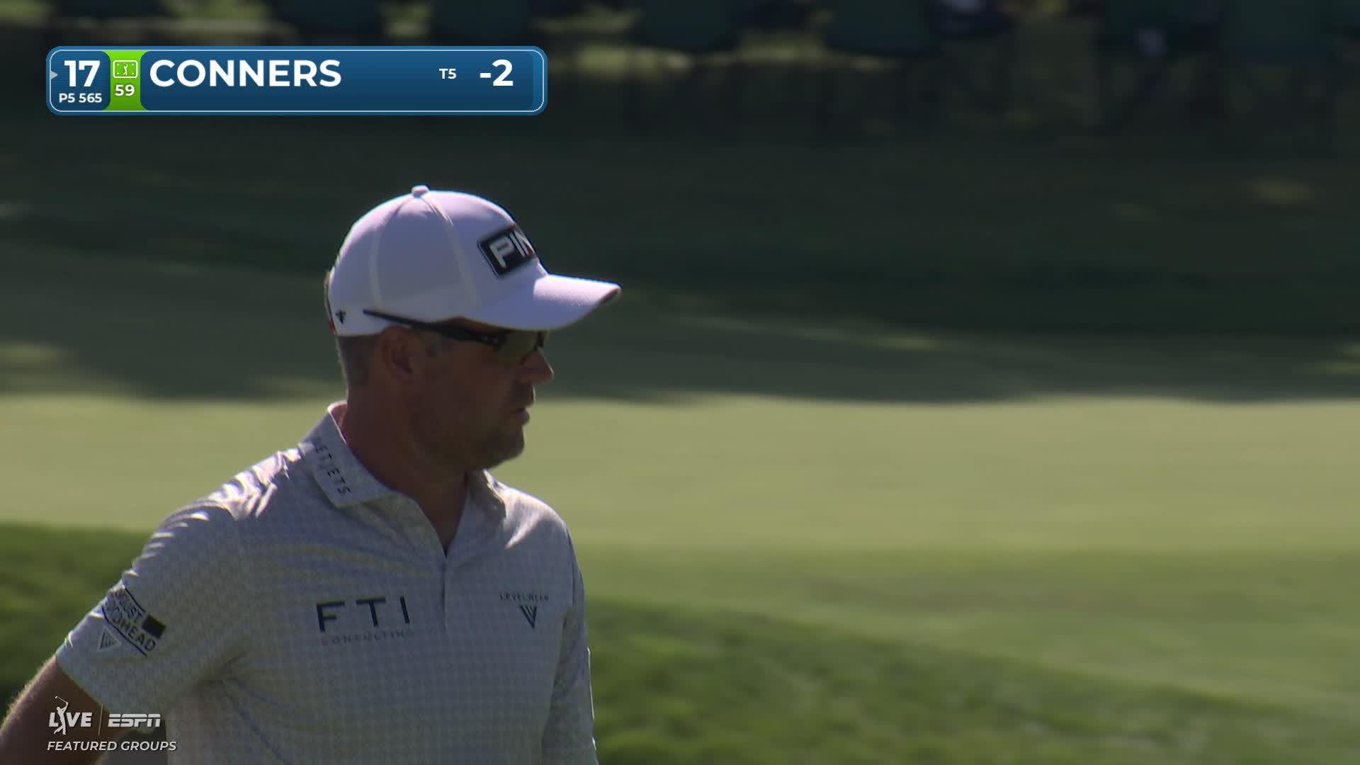 Corey Conners reaches par-5 No. 17 in two, makes birdie at Biltmore Championship