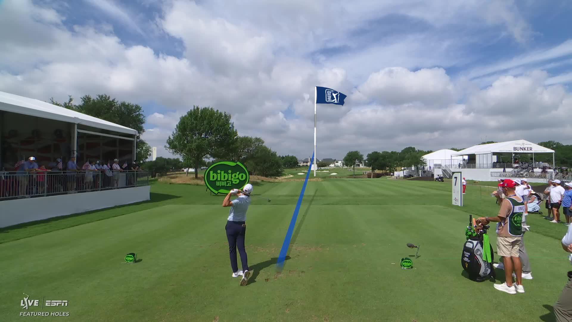 Adrien Dumont de Chassart nearly aces No. 7 at THE CJ CUP