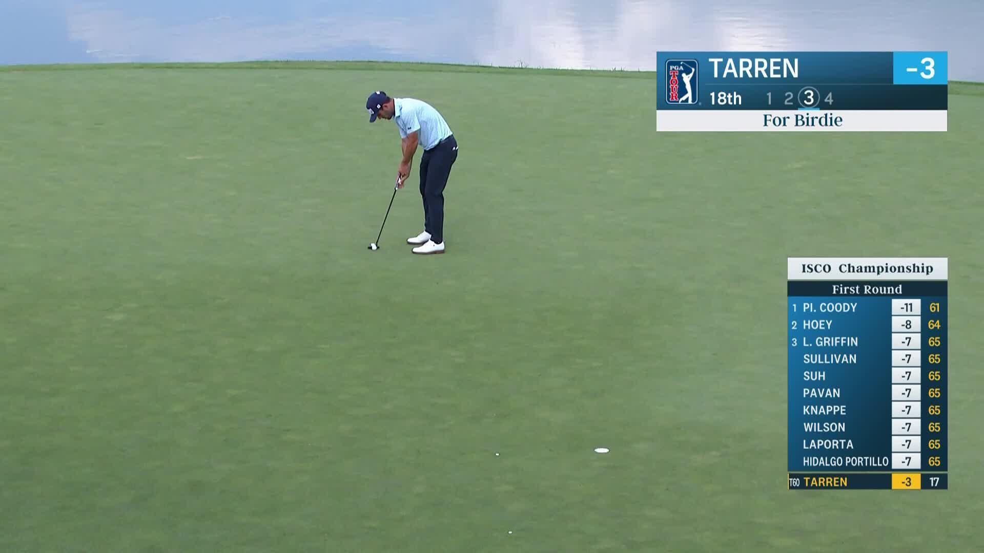 Callum Tarren closes with 19-foot birdie putt at ISCO Championship