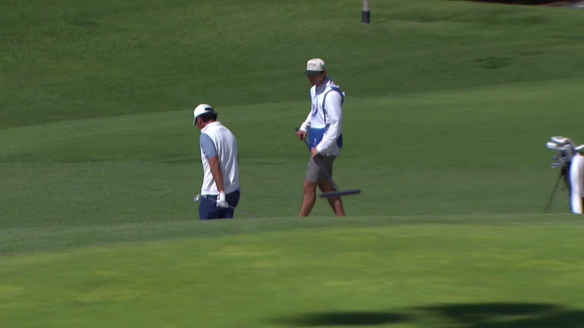 Ken Tanigawa makes birdie on No. 13 at Hoag Classic