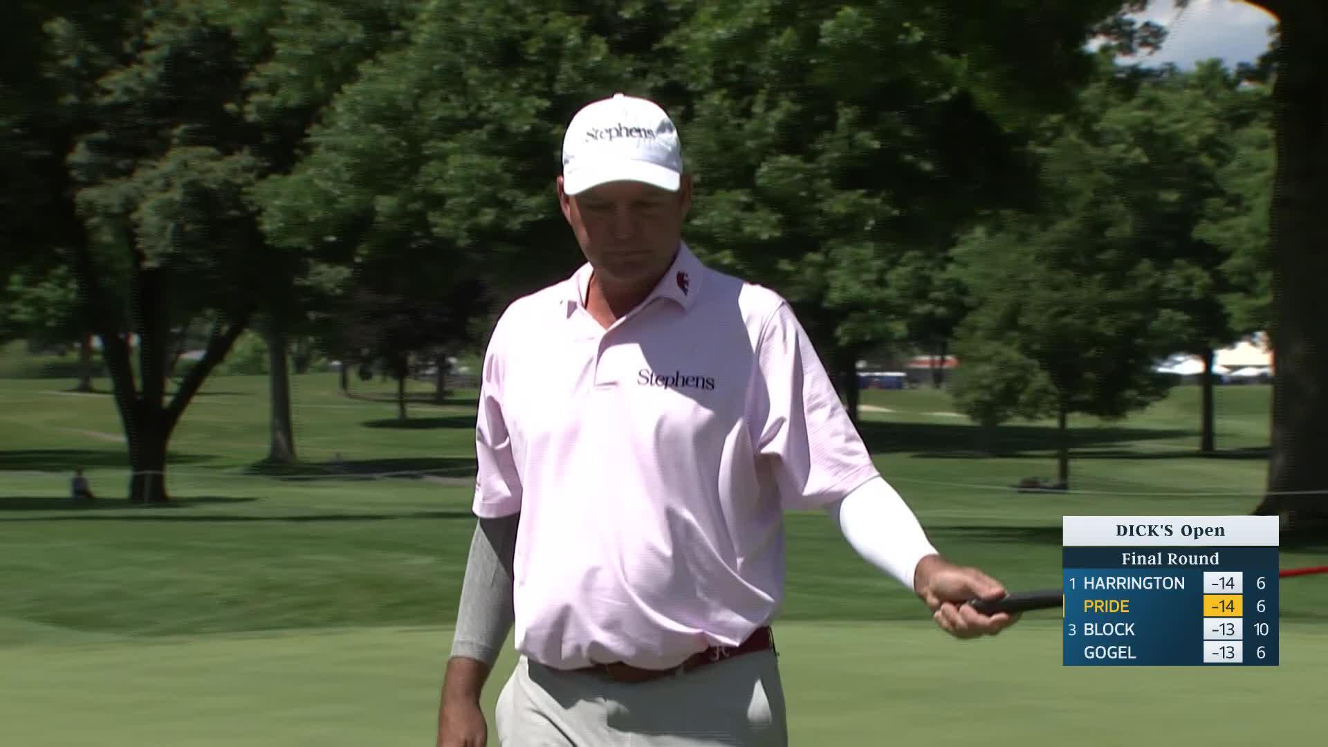 Dicky Pride makes birdie on No. 6 at DICK'S Open