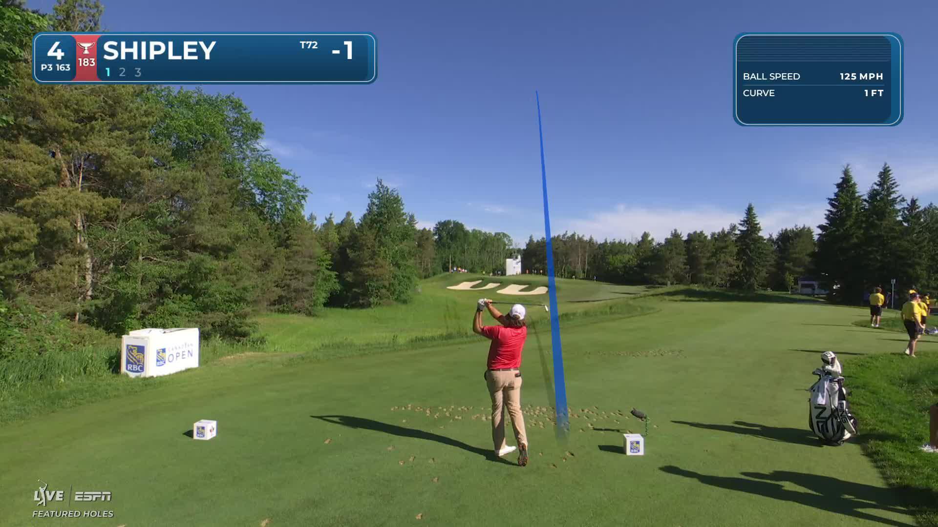 Neal Shipley drains 27-foot birdie putt on No. 4 at RBC Canadian