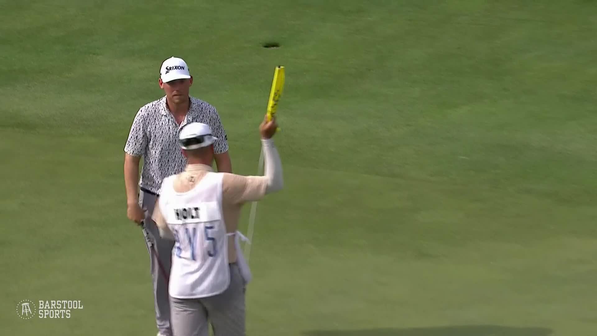 Ian Holt makes birdie on No. 14 at NV5 Invitational