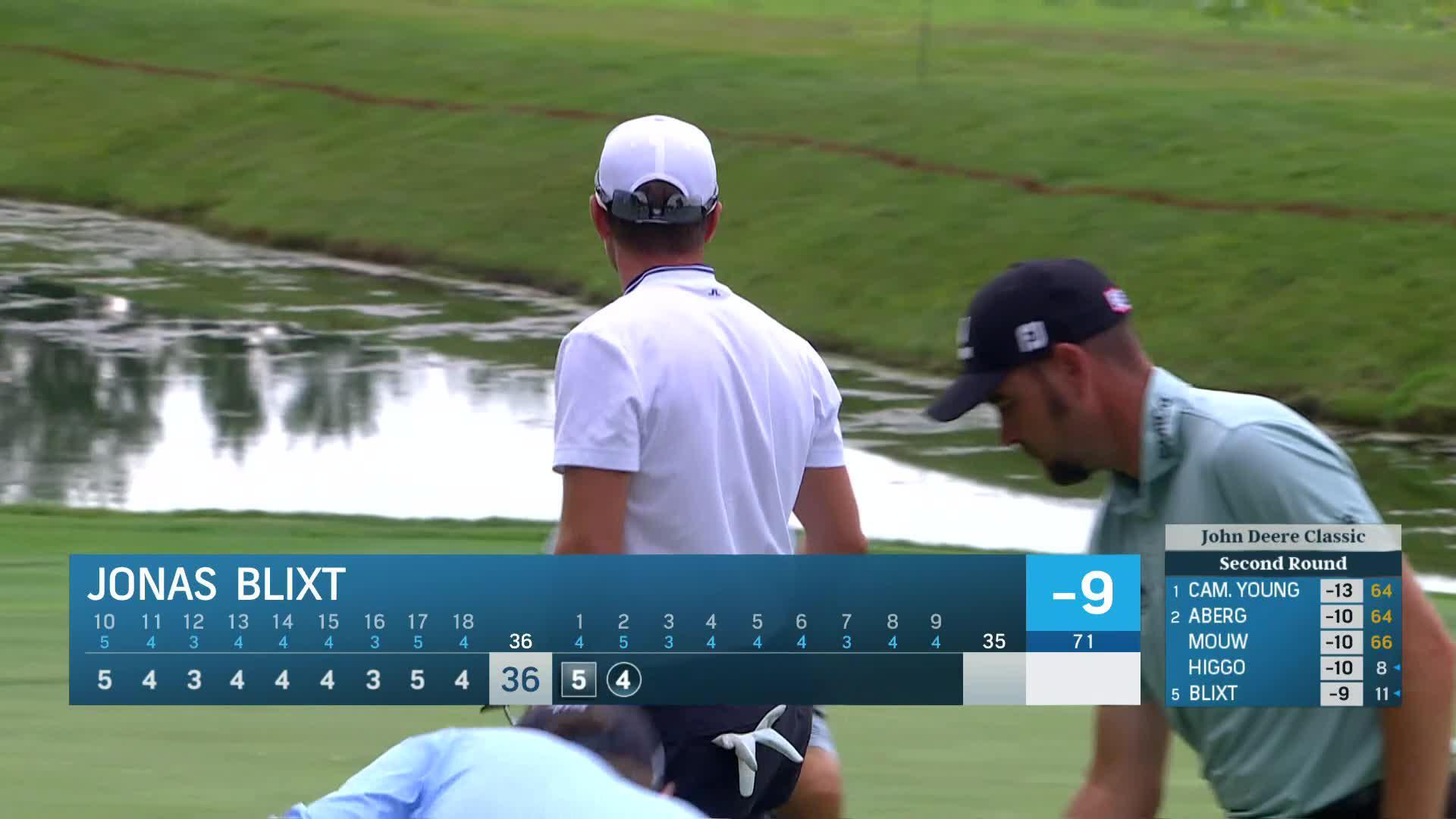 Jonas Blixt bounces back with birdie at John Deere