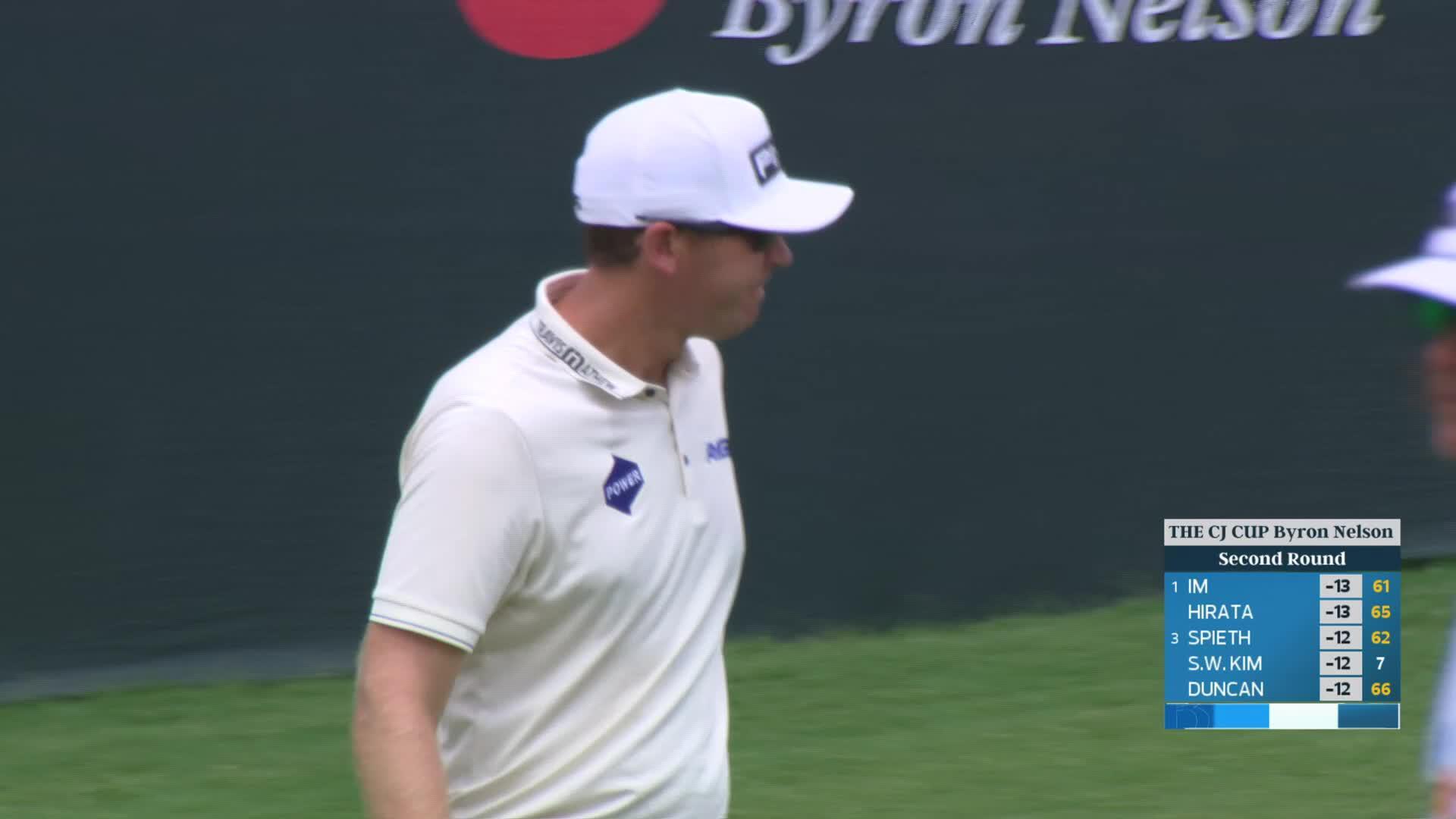 Seamus Power sinks 18-foot birdie putt on No. 17 at THE CJ CUP