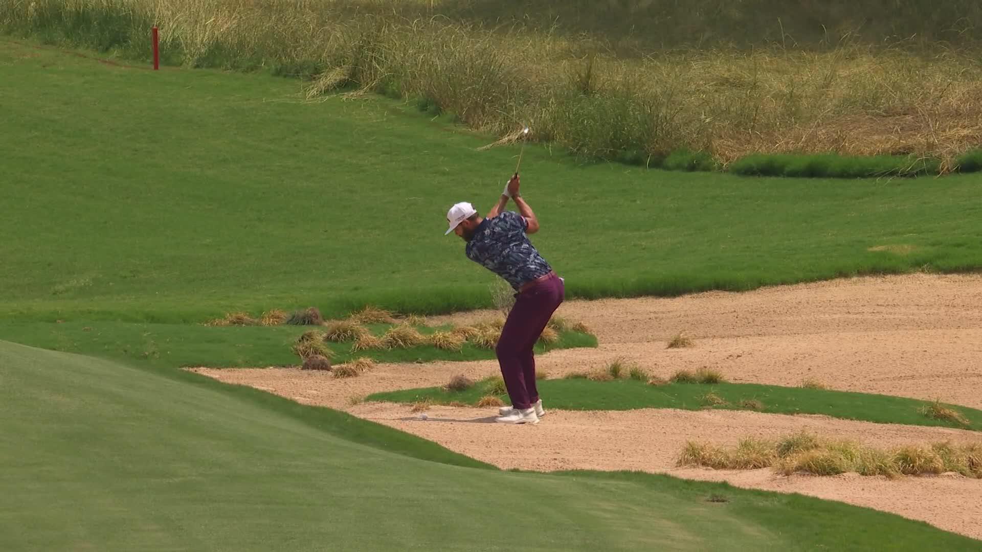 Erik van Rooyen's 163-yard approach sets up birdie on No. 10 at THE CJ CUP