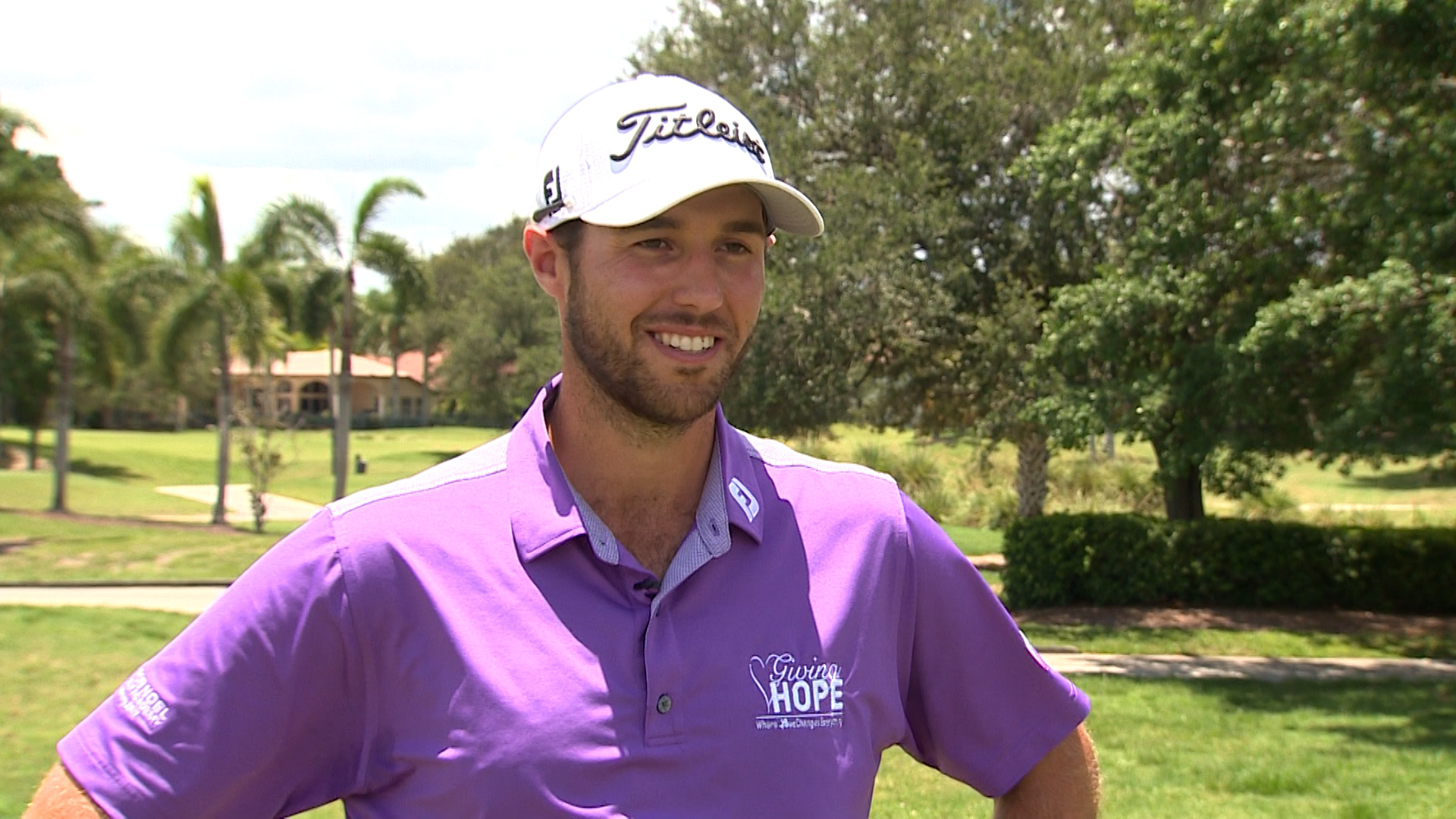 Jacob Bergeron interview prior to the The Club at Weston Hills Open
