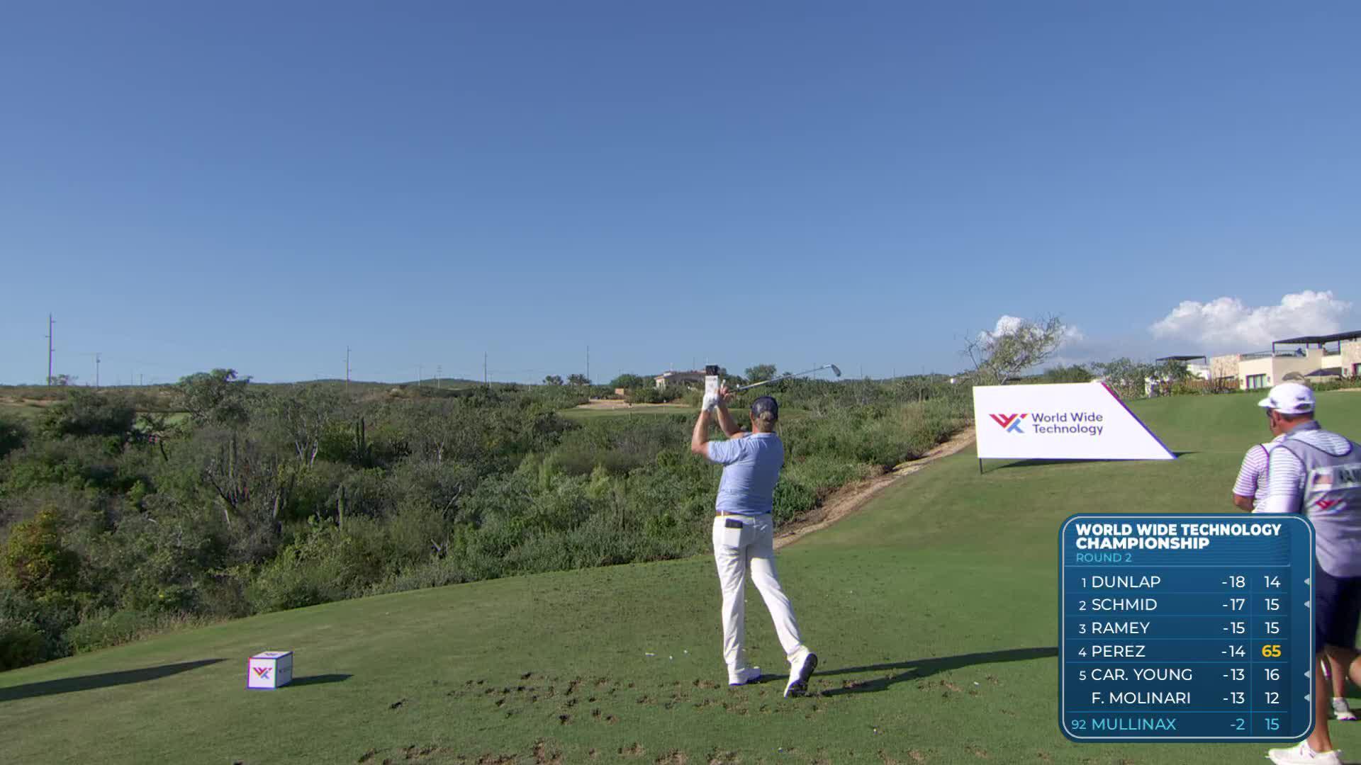 Trey Mullinax makes birdie on No. 16 at World Wide Technology