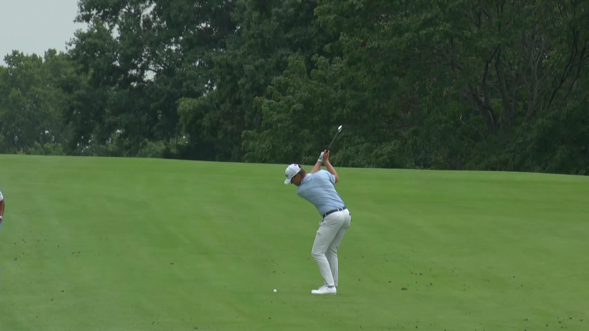 Austin Hitt makes birdie on No. 16 at AdventHealth