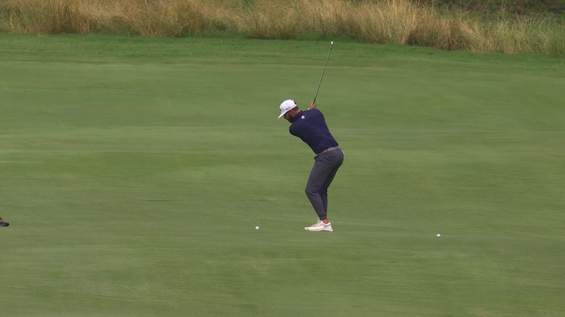 Erik van Rooyen gets up-and-down from 224 yards for eagle on No. 9 at THE CJ CUP