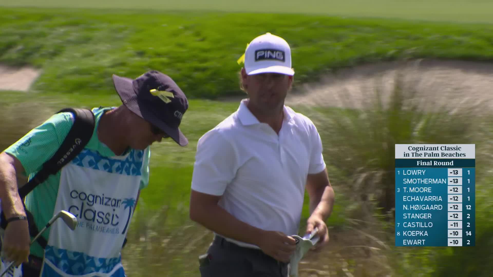 Taylor Moore hits 178-yard approach to 12 feet, sets up birdie on No. 2 at Cognizant Classic