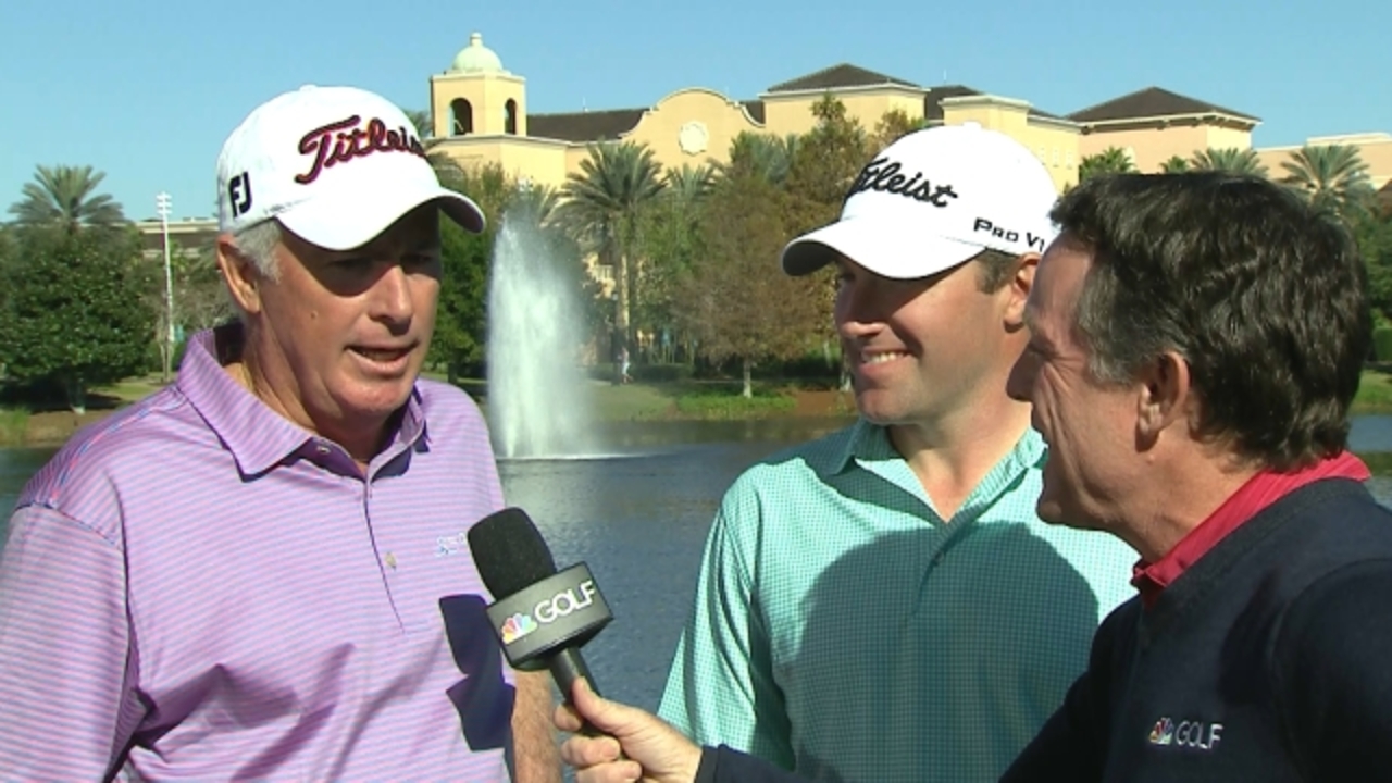 Curtis and Tom Strange comments after Round 1 of PNC Father/Son