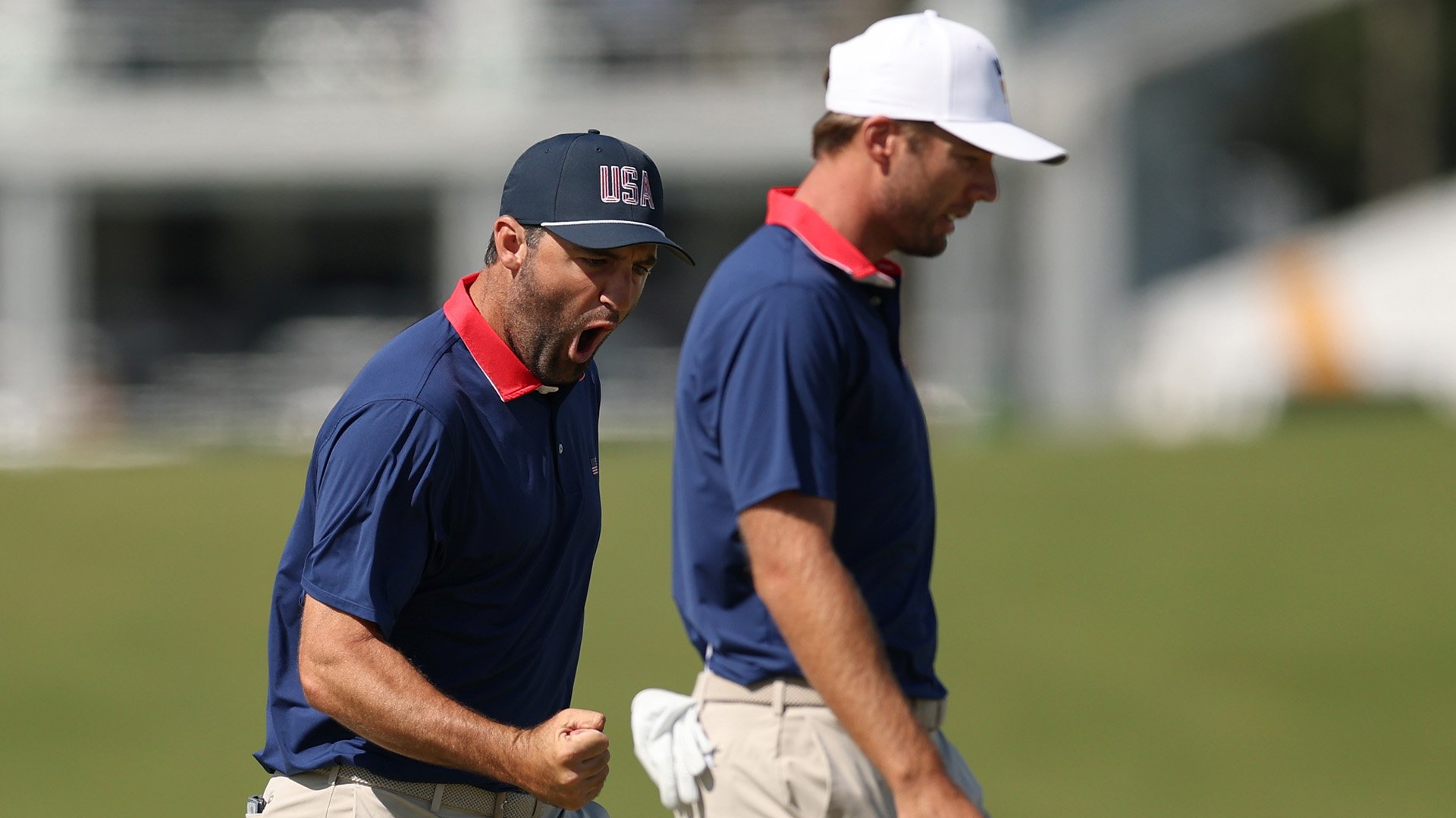 Scottie Scheffler and Sam Burns' Day 3 Four-ball highlights from Presidents Cup