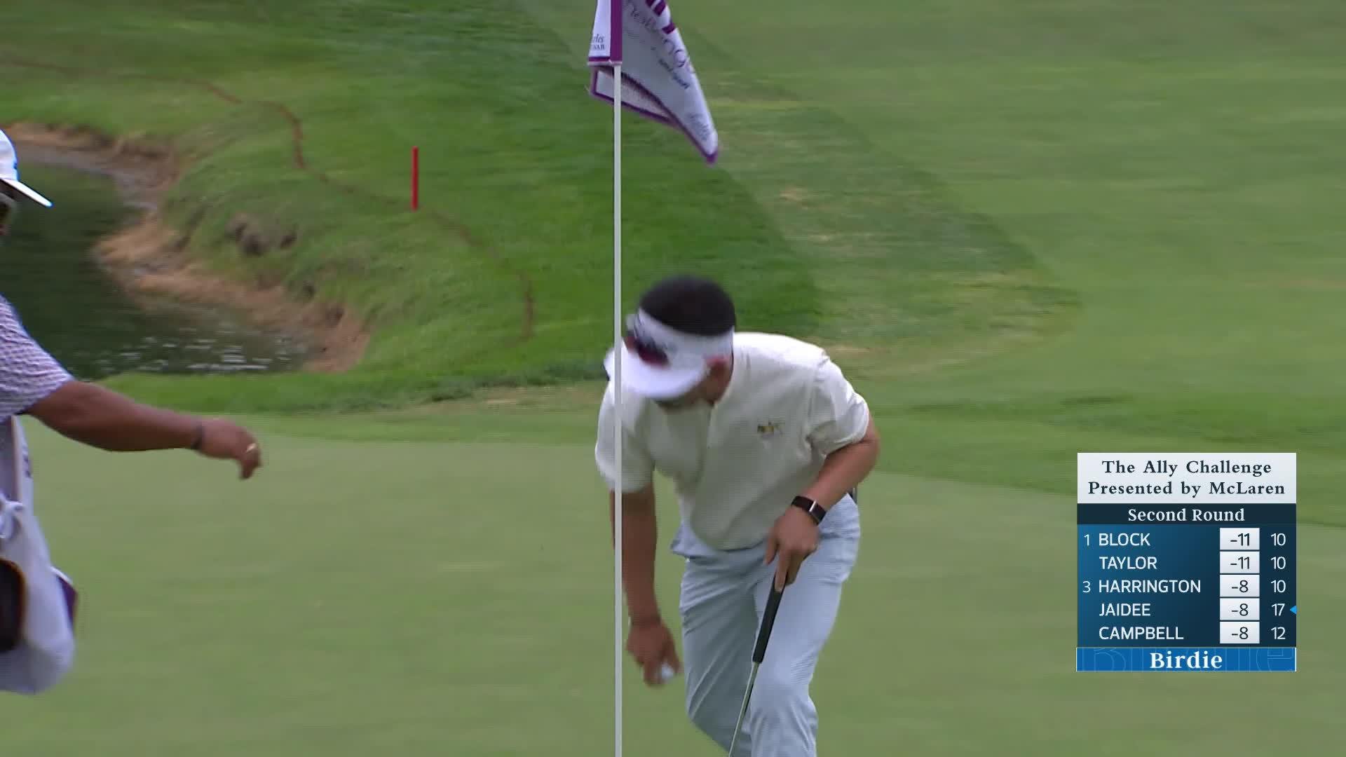 Y.E. Yang makes birdie on No. 13 at The Ally Challenge