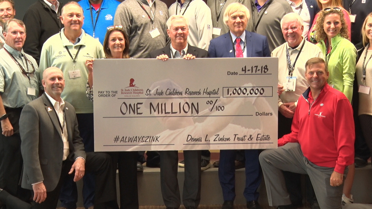 Dennis 'Zinky' Zinkon's legacy continues with St. Jude Benefactor recognition