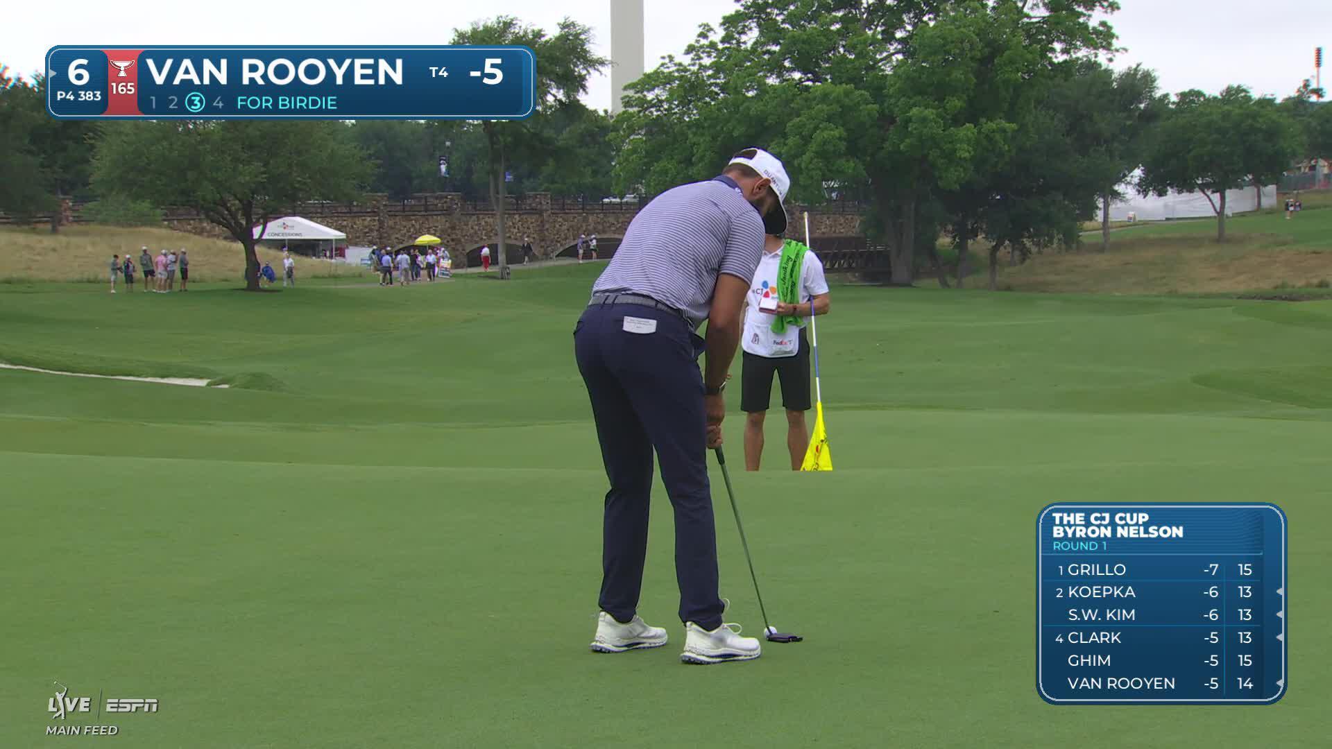 Erik van Rooyen makes birdie on No. 6 at THE CJ CUP