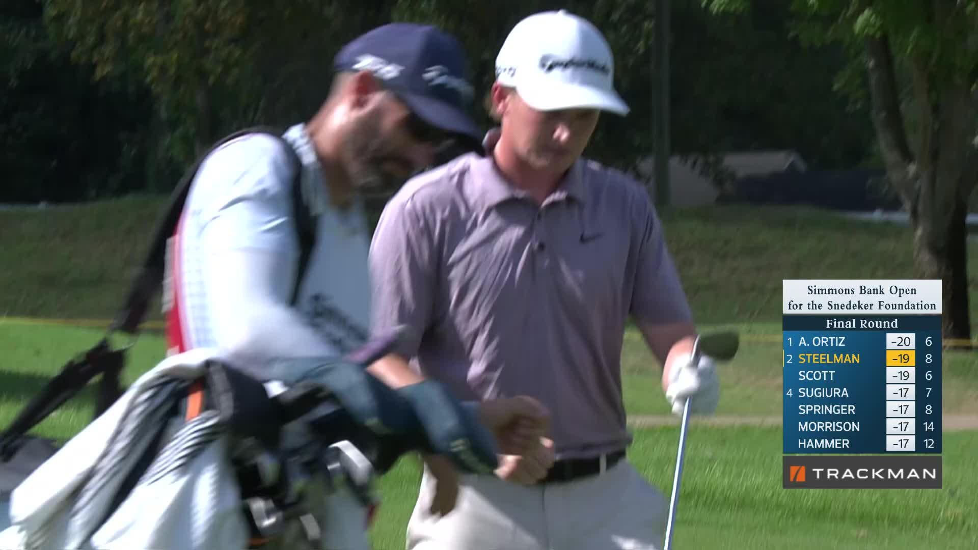 Sandy Scott makes birdie on No. 7 at Simmons Bank Open