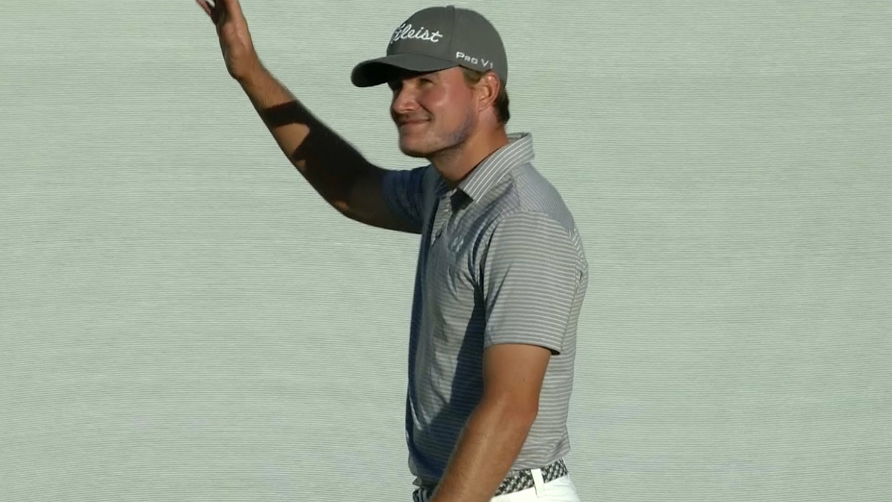 John Peterson sinks 43-foot birdie putt at Honda