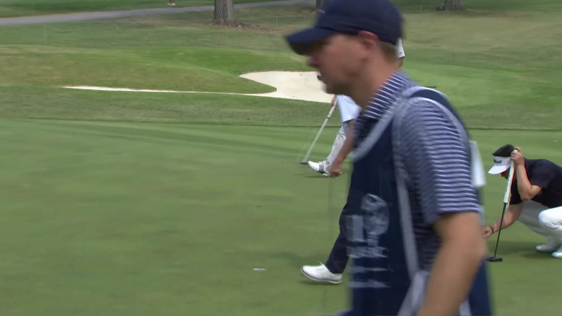 Steve Flesch makes birdie on No. 10 at Stifel Charity Classic