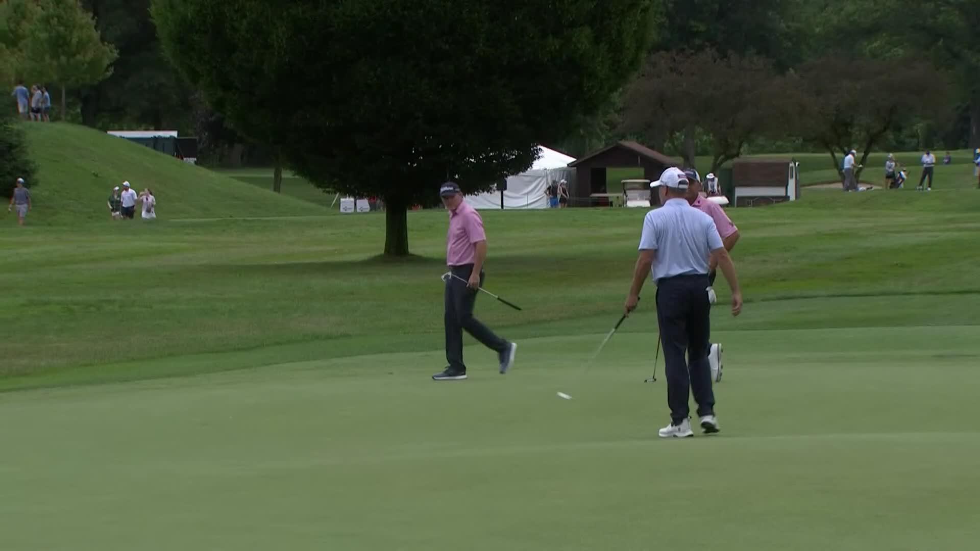 John Huston makes birdie on No. 14 at DICK'S