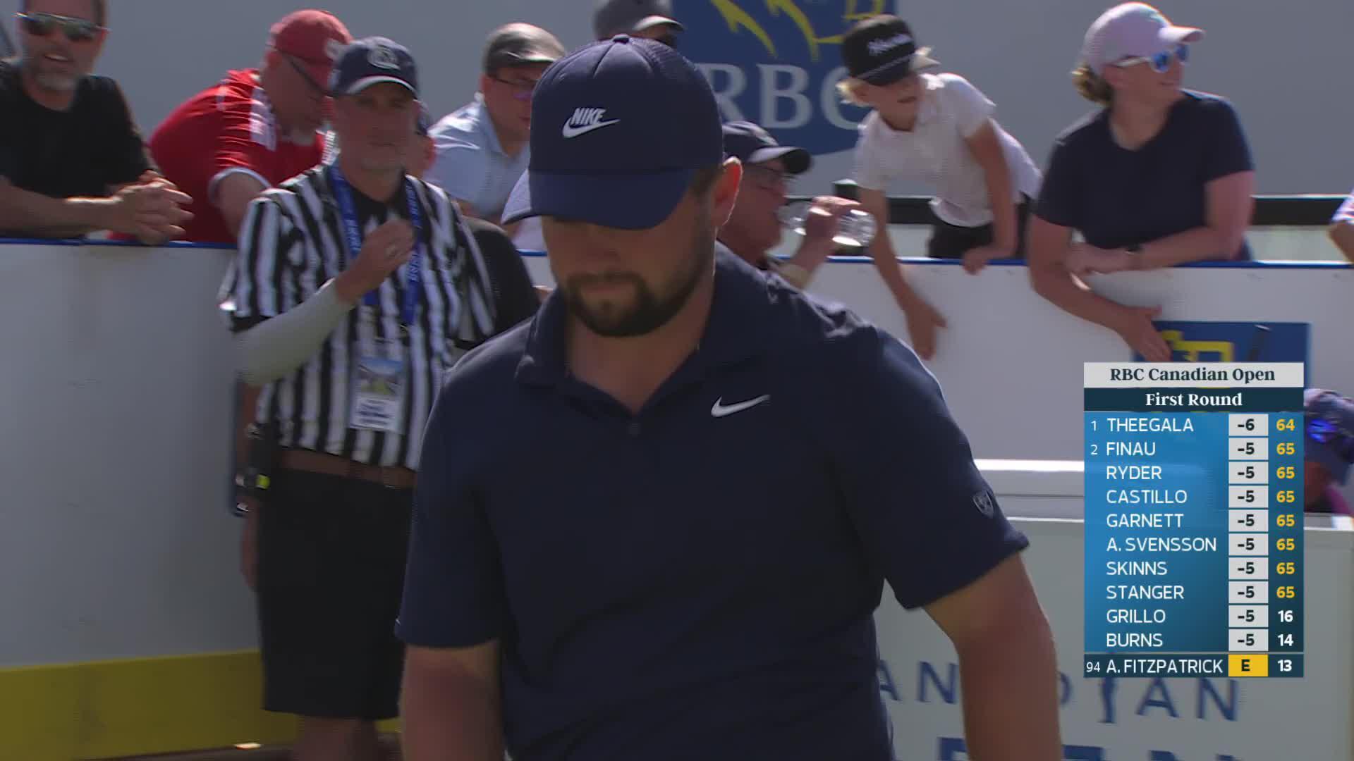 Alex Fitzpatrick hits tee shot to 11 feet, sets up birdie on No. 14 at RBC Canadian