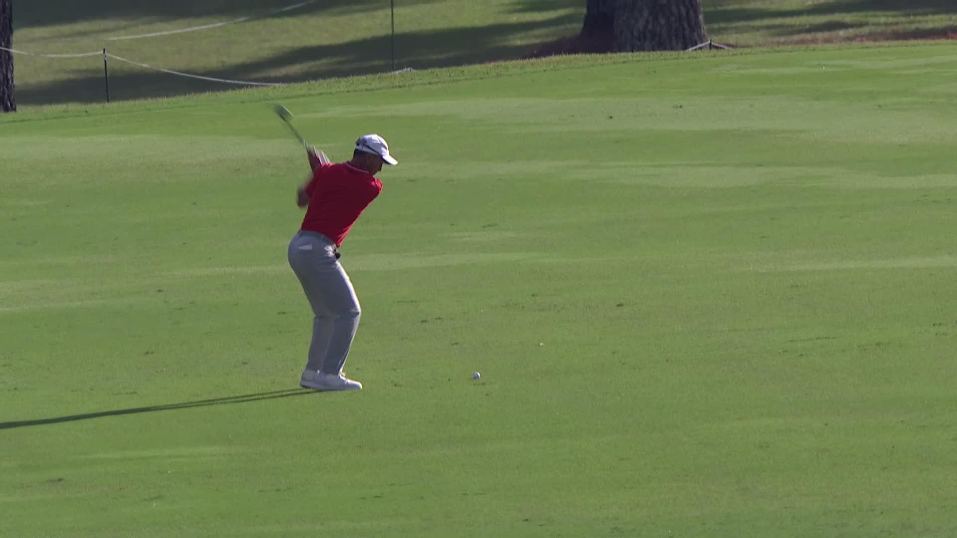 Mike Weir makes birdie on No. 18 at Dominion Energy Charity Classic