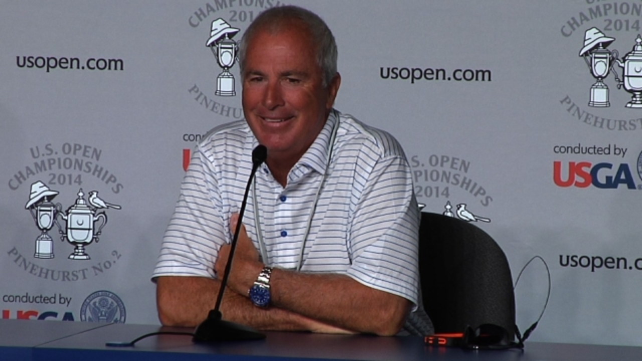 Curtis Strange comments before the U.S. Open