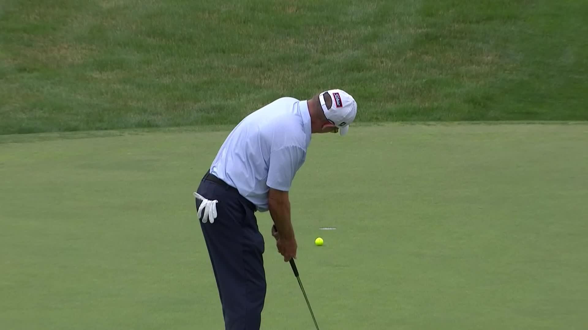 John Huston makes birdie on No. 17 at DICK'S
