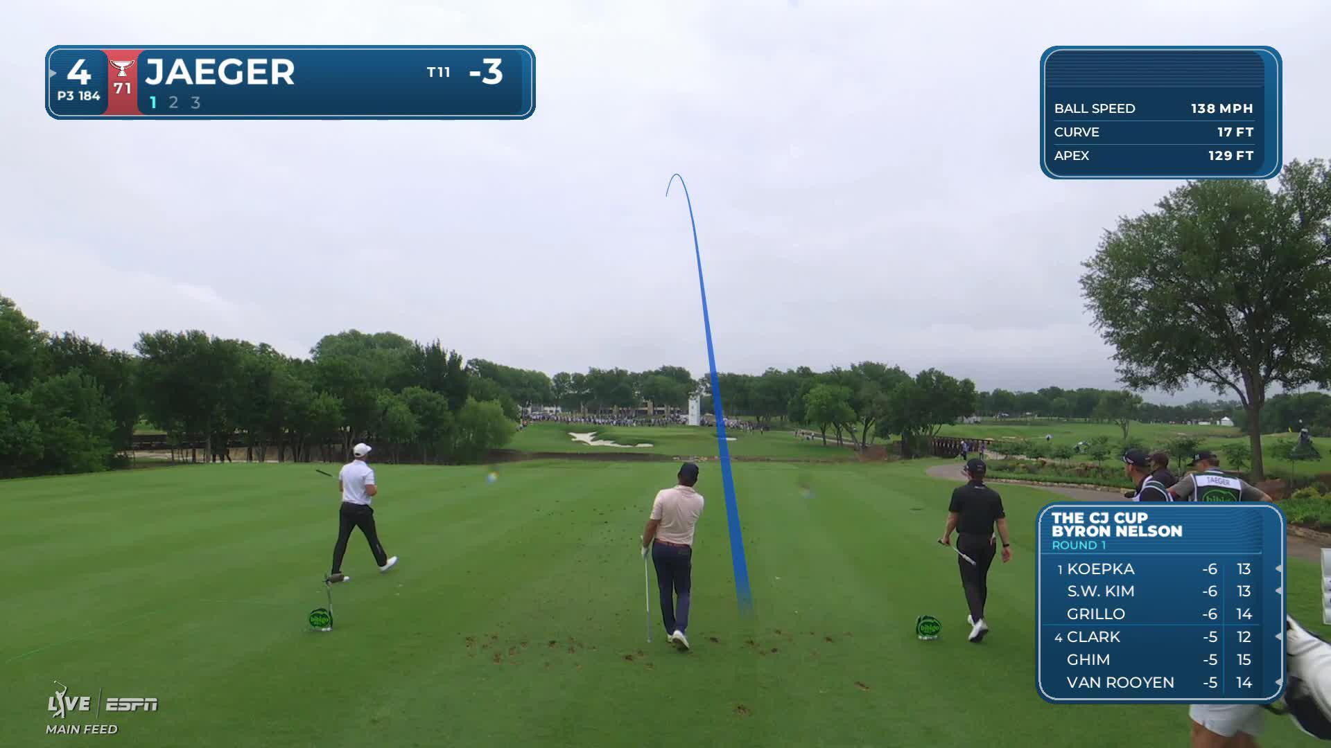 Stephan Jaeger makes birdie on No. 4 at THE CJ CUP