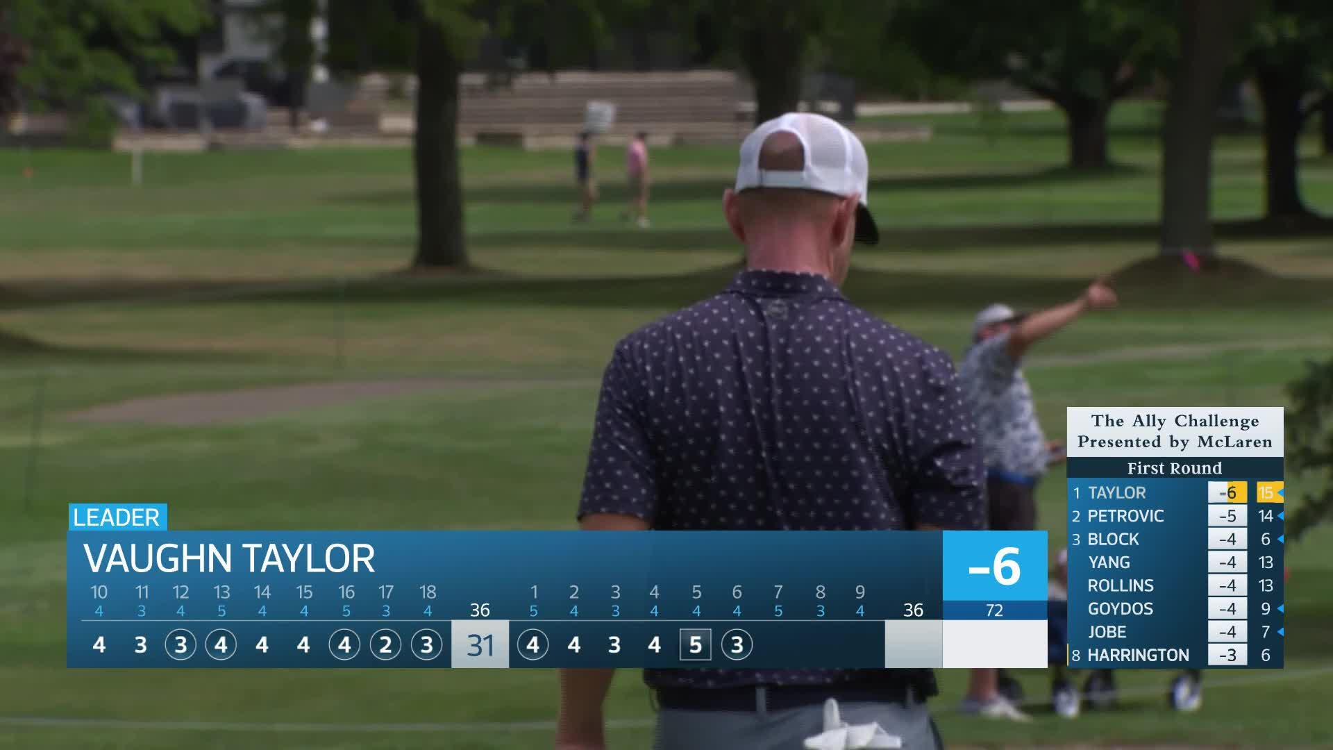 Vaughn Taylor makes birdie on No. 6 at The Ally Challenge