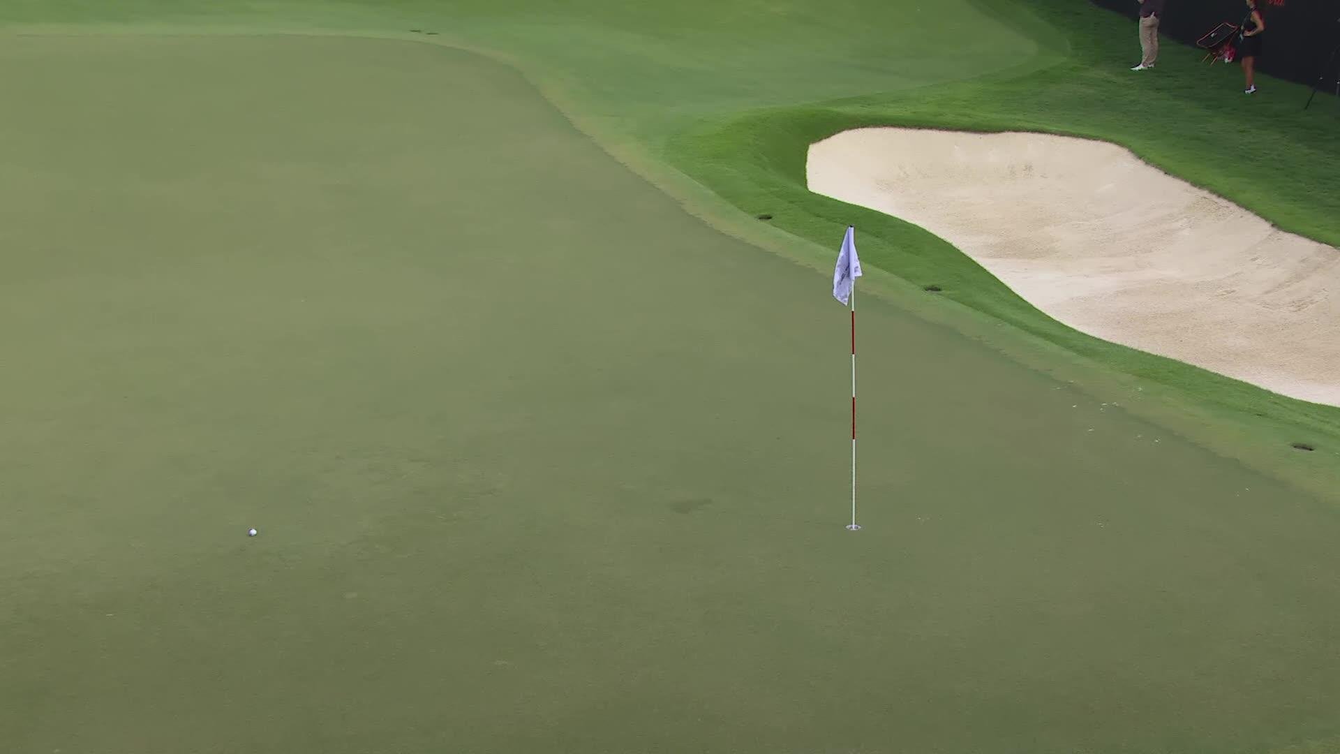 Chris Gotterup's 165-yard approach sets up birdie on No. 7 at TOUR Championship