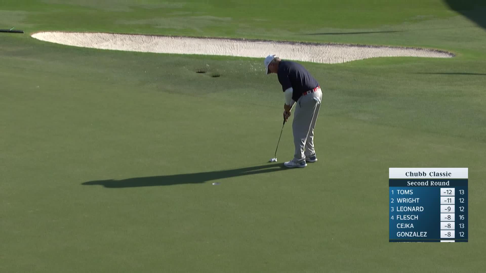 Boo Weekley makes birdie on No. 18 at Chubb Classic