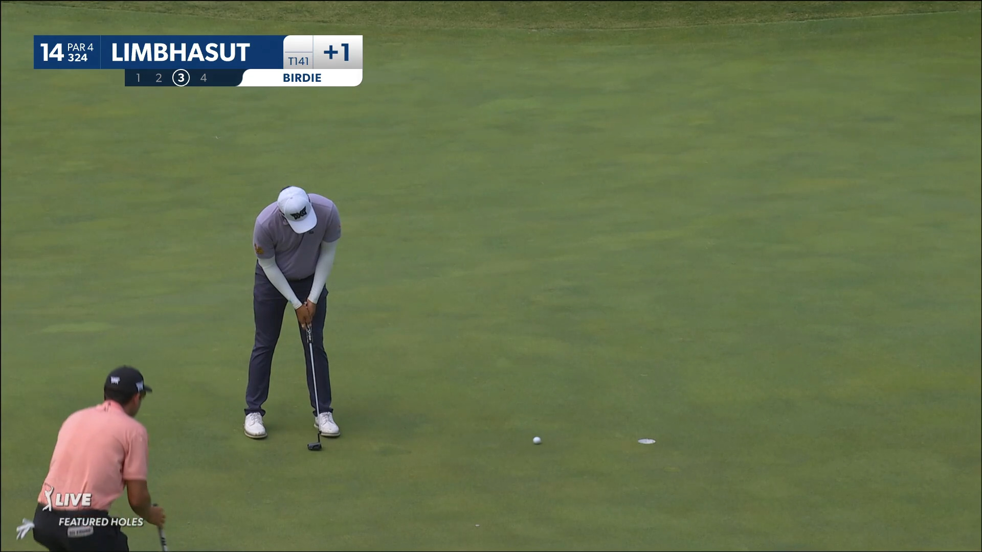 KK Limbhasut cards birdie at CJ CUP Byron Nelson