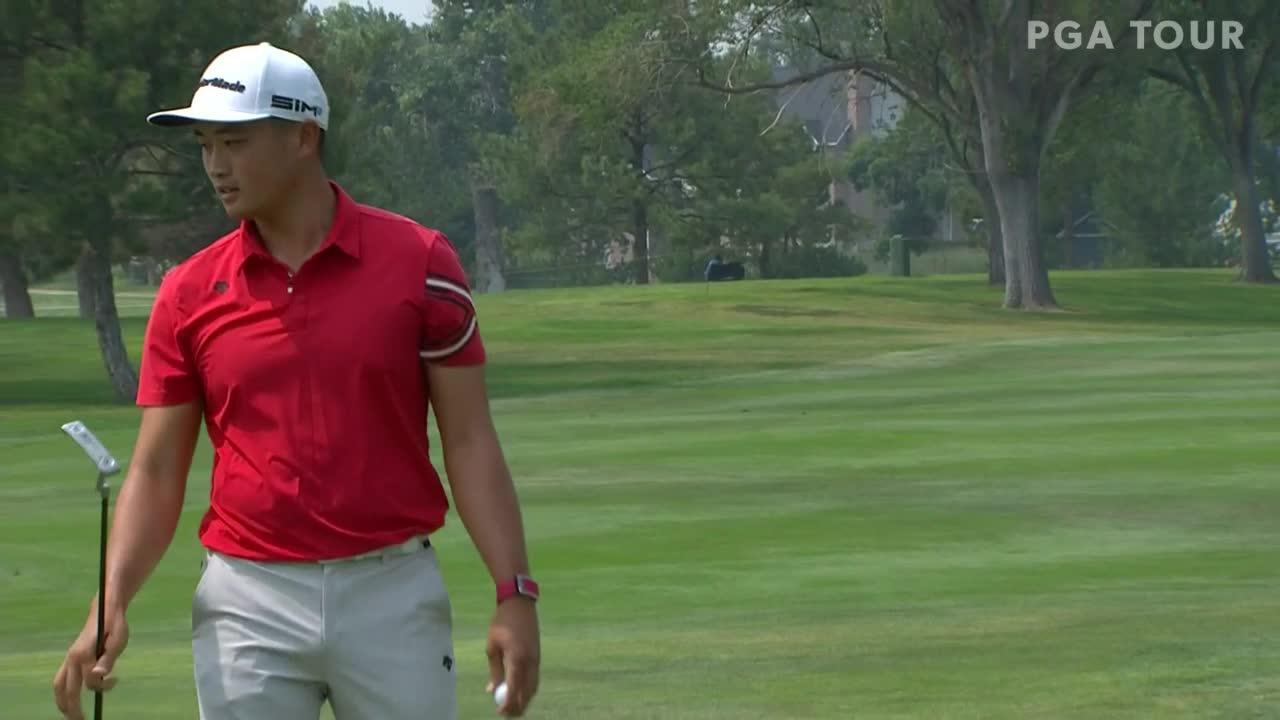 Bobby Bai makes birdie on No. 7 in Round 4 at Utah