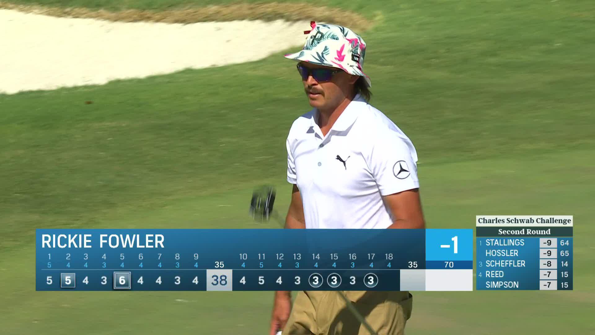 Rickie Fowler Round 2 Recap at 2022 Charles Schwab Challenge - PGA Tour