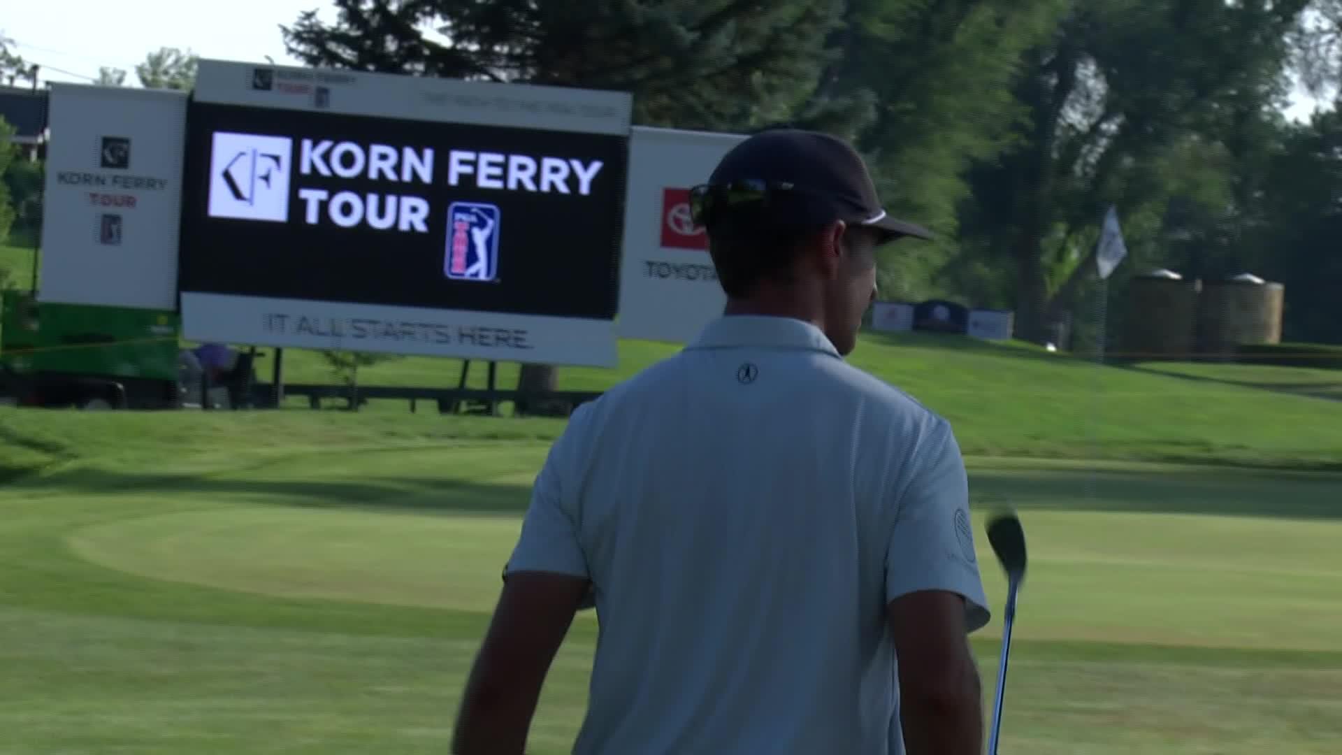Travis Trace makes birdie on No. 17 at Utah Championship
