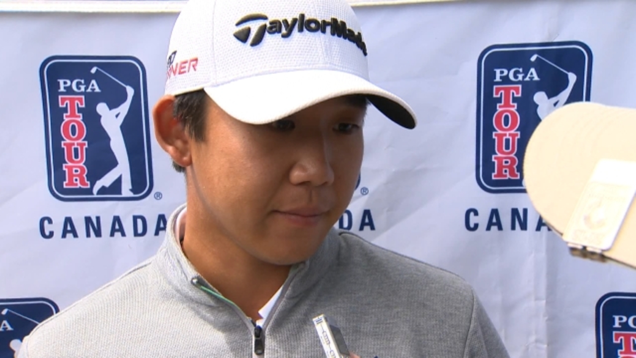 Albin Choi comments after Round 1 of Island Savings Open